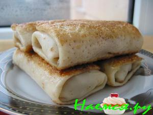 Блинчики с мясом и рисом Блинчики с мясом и рисом