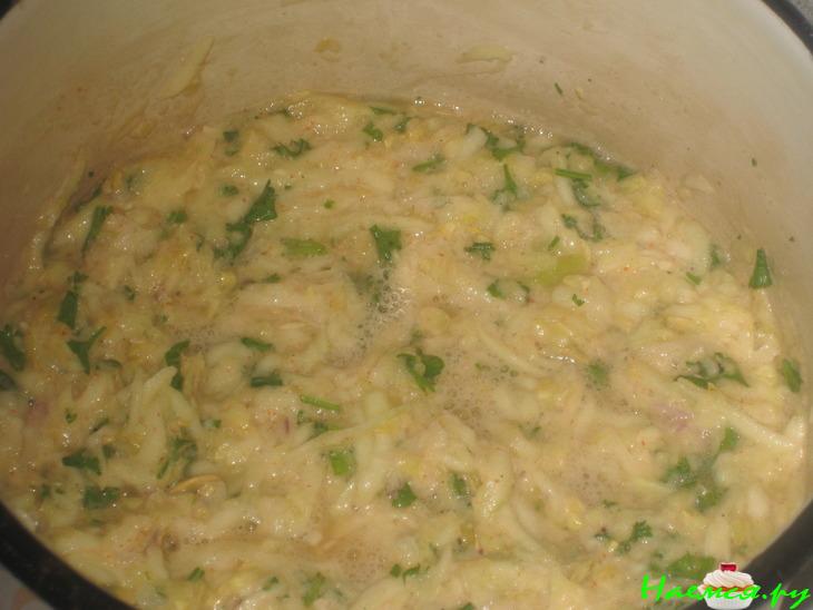 Кабачковые драники с ветчиной и сыром