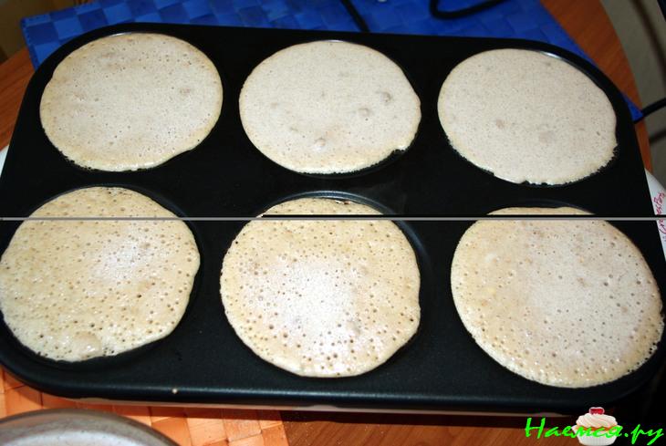 Гречневые блинчики с куриной печенью Гречневые блинчики с куриной печенью