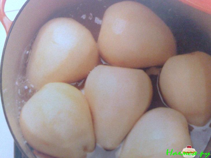 Груши в сиропе из вина