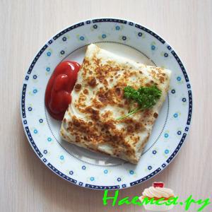 Блинчики с курицей и овощами Блинчики с курицей и овощами