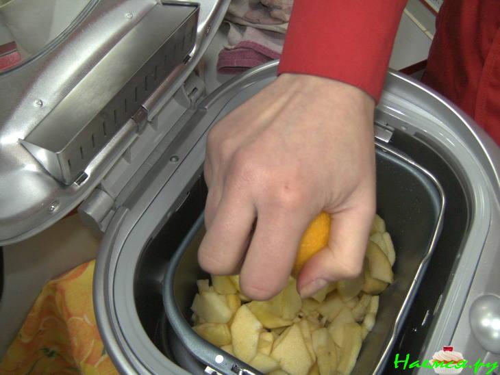 Яблочный джем из хлебопечки