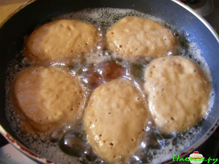 Малиновые оладьи