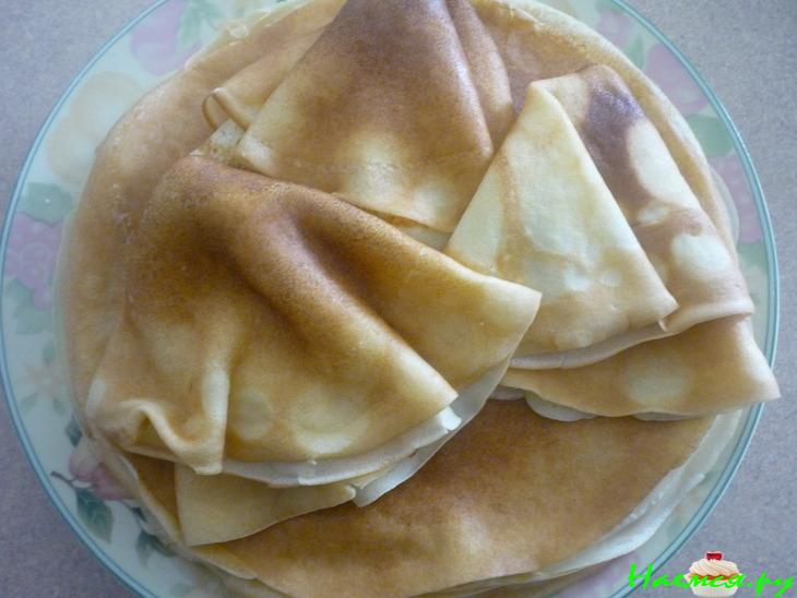 Блинчики обыкновенные с фото