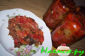 Консервированные овощи для "Мусака Екатерининская"