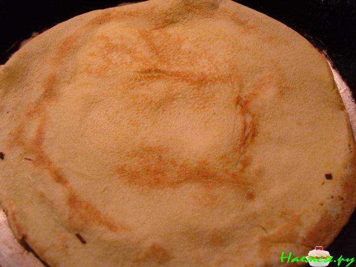 Омлетные блинчики со шпинатом