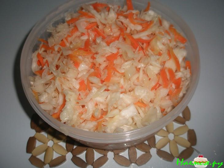 Капуста квашенная (морская соль)