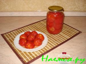 Помидоры консервированные натуральные