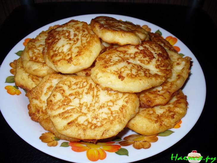 Картофельно-Сырные оладьи  