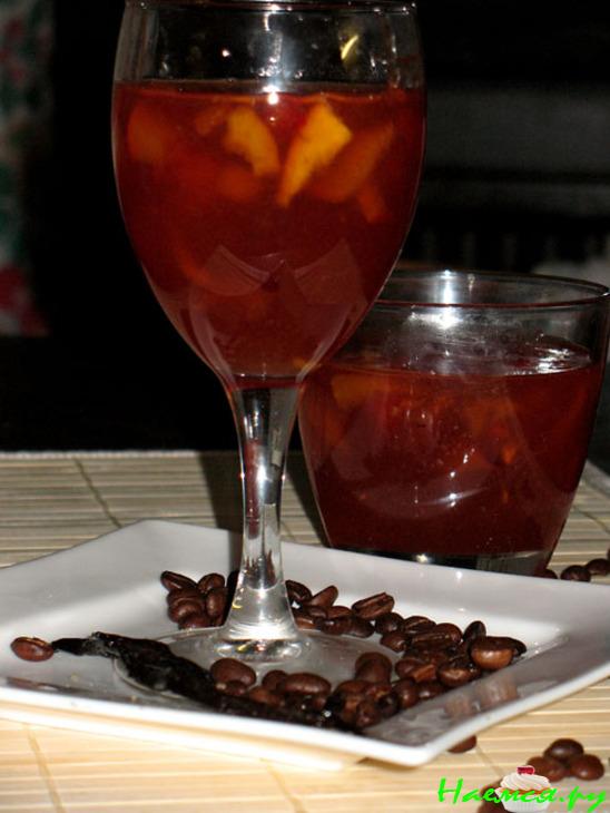 Нектариновое варенье с кофе и ванилью