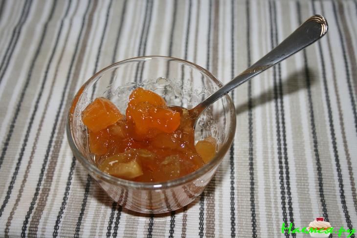 Яблочное варенье с курагой Яблочное варенье с курагой