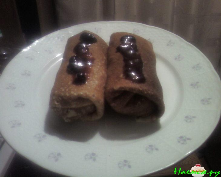 Блинчики с яблоками Блинчики с яблоками