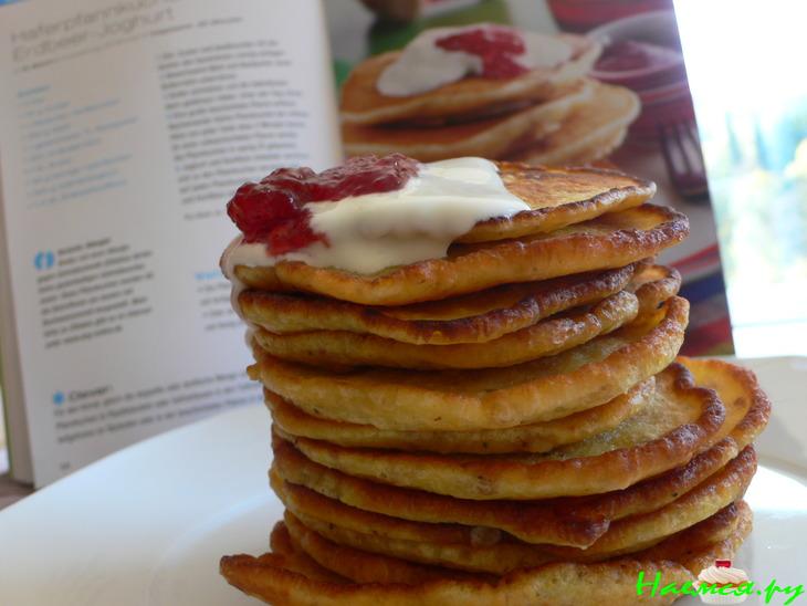 Овсяные оладьи с тыквой (на хеллоуин)