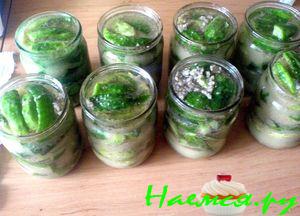 Огурцы с горчицей, закусочные