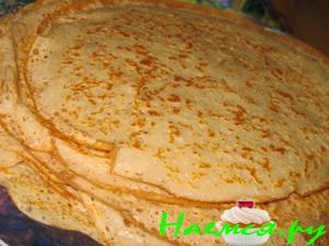 Гречневые блины на молоке