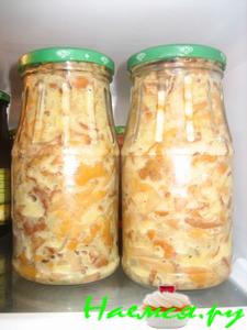 Лисички на зиму