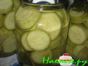 Кабачки маринованные по-болгарски