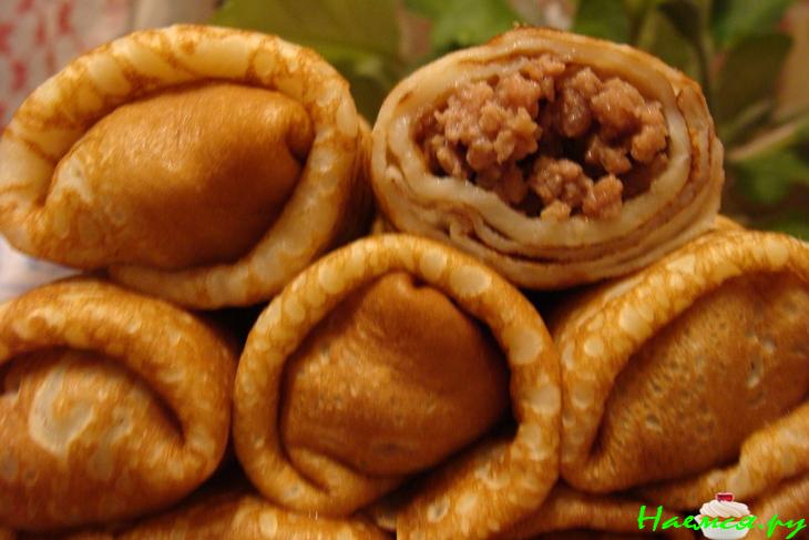 Блинчики с начинкой (налистники) 