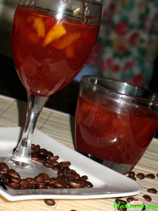 Нектариновое варенье с кофе и ванилью