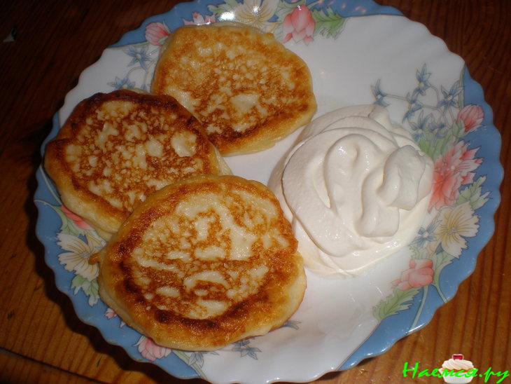 Сырники с яблоками