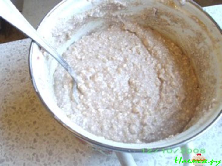 Сырники ржаные с малиной