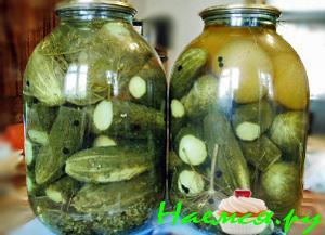 Маринованные огурцы (семейные)