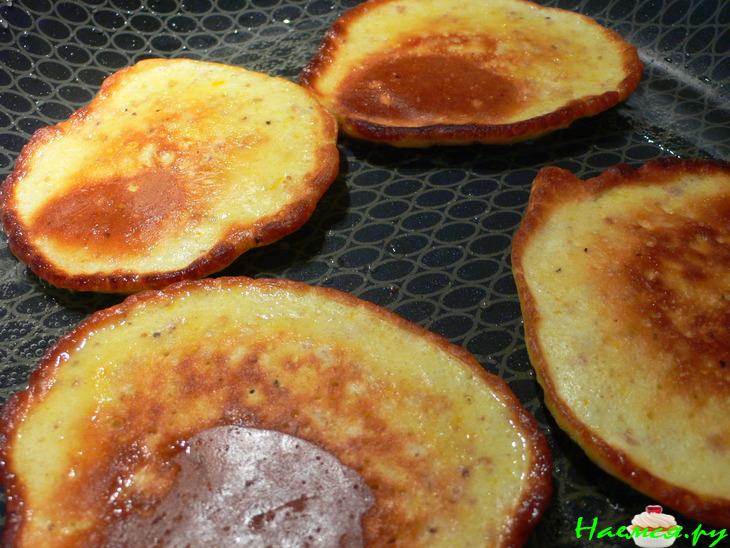 Овсяные оладьи с тыквой (на хеллоуин)