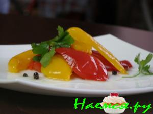 Маринованный перец с мёдом  