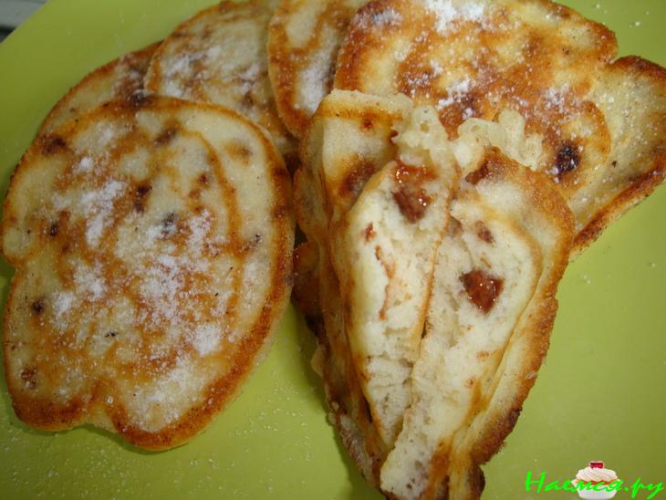Блинчики с кусочками шоколада