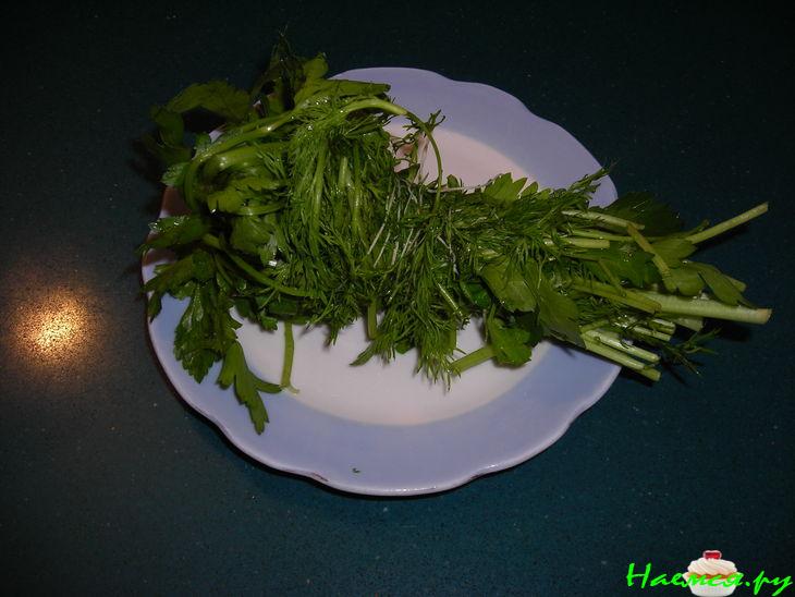 Бульон с блинчиками из манки Бульон с блинчиками из манки