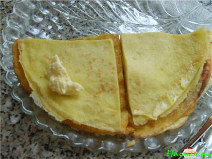 Блинчики маленькие с творогом