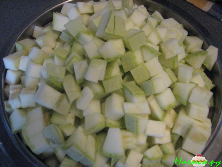 Кабачки с болгарским перцем в томате на зиму