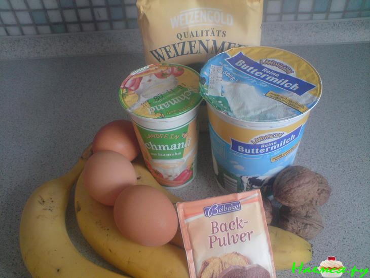 Банановые блинчики с банановым соусом