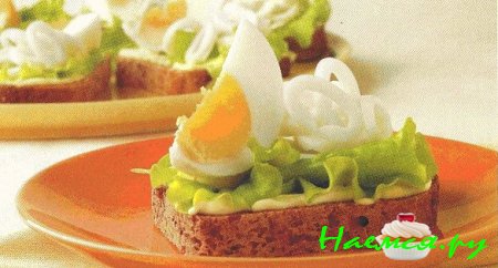 Бутерброды с кальмарами