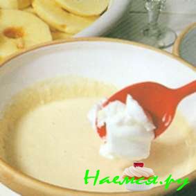 Яблочные оладьи в кальвадосе (6 порций)