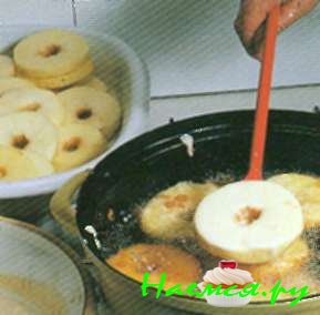 Яблочные оладьи в кальвадосе (6 порций)