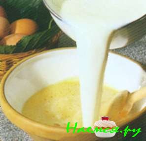 Яйца в молоке (6 порций)