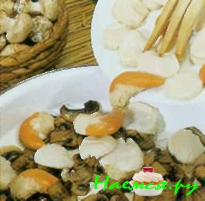 Гребешки в сухарях (4 порции)