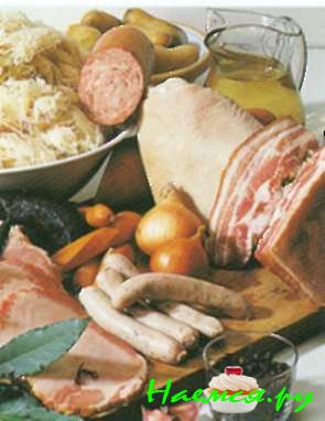 Квашеная капуста по-эльзасски (8-10 порций)