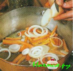 Свиная лопатка с чечевицей (4 порции)