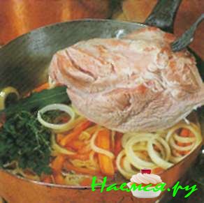 Свиная лопатка с чечевицей (4 порции)