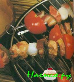 Барбекю из свинины с репчатым луком (6 порций)