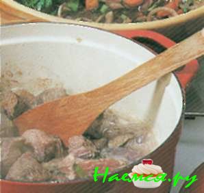 Говядина по-бургундски (6 порций)