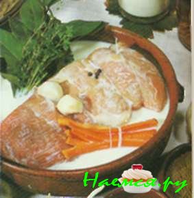 Жареная телячья голень (6 порций)