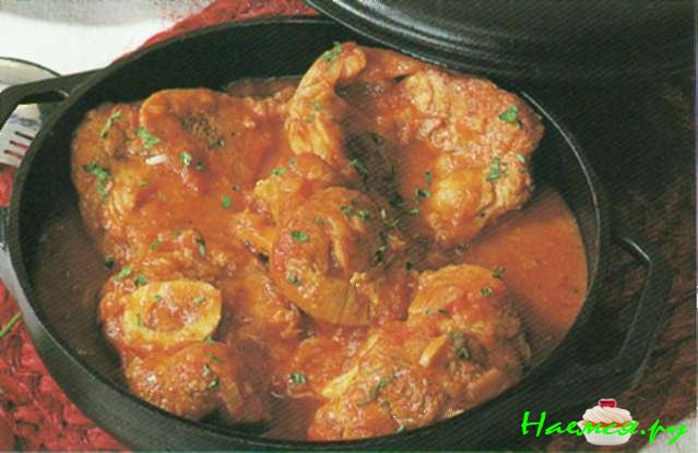 Жареная телятина. Оссобуко (6 порций)