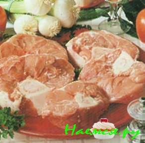 Жареная телятина. Оссобуко (6 порций)