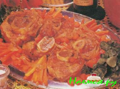 Жареная телятина. Оссобуко (6 порций)