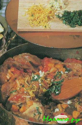 Жареная телятина. Оссобуко (6 порций)