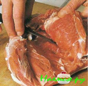 Приготовление фаршированной лопатки ягненка