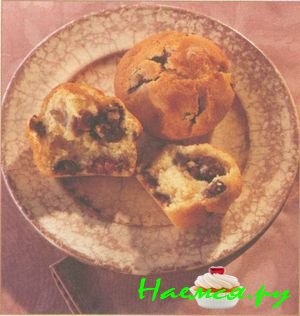 Кексы с голубикой